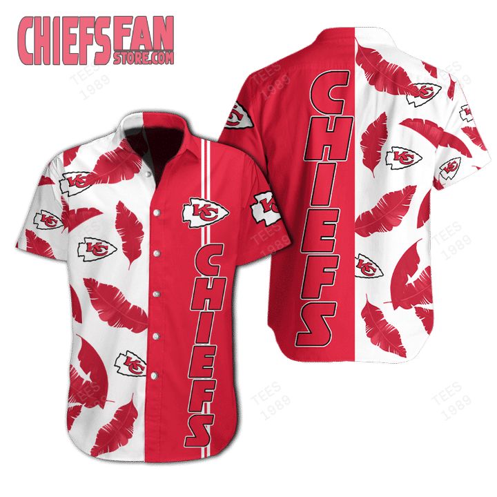 Kansas City Chiefs Hawaii Shirt Red And White Men