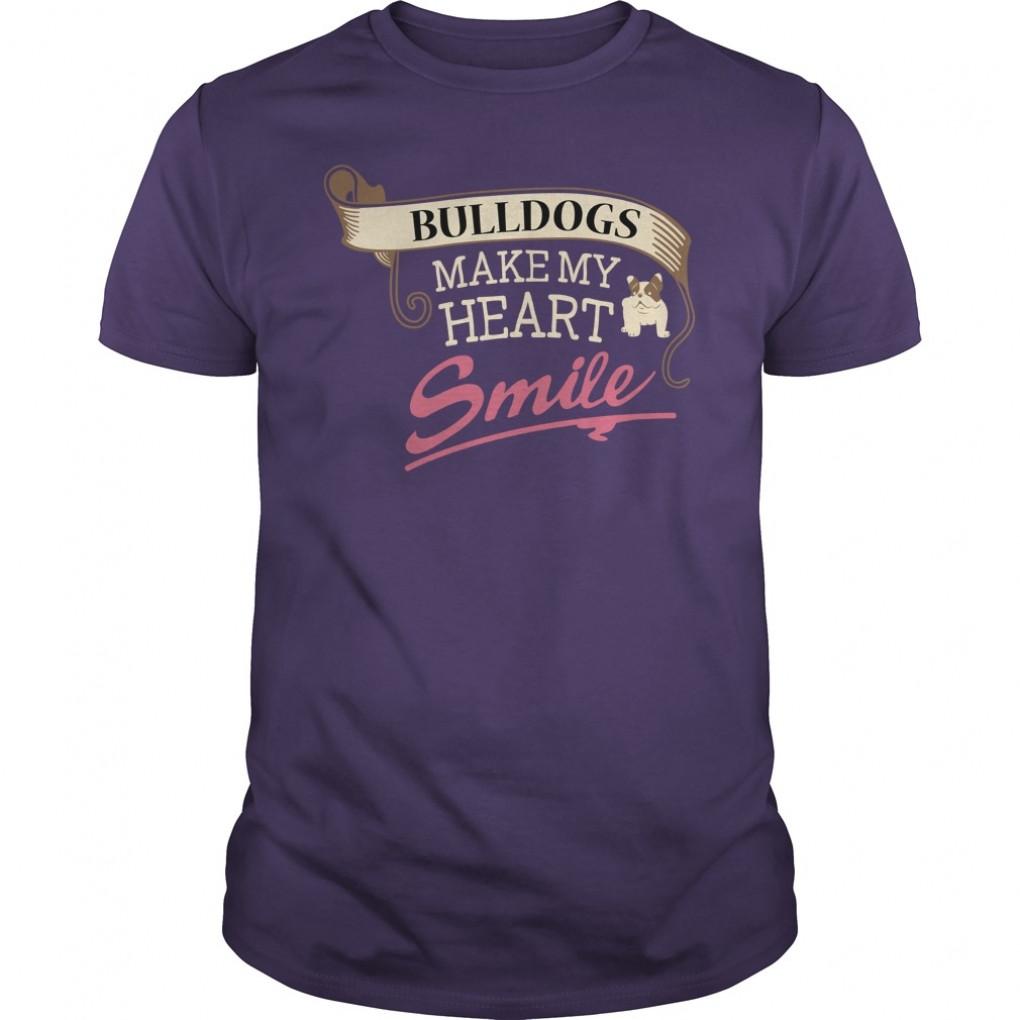 Animal Make Smile Bulldogs Guys Tee 897584399