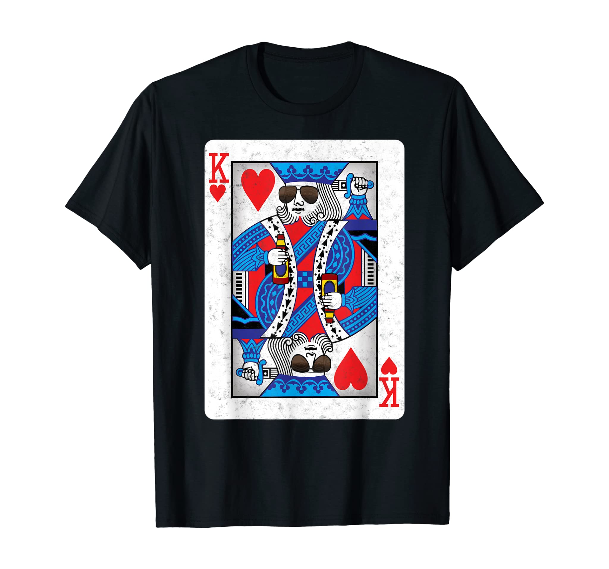 The Cool King of Hearts – Funny Poker Night T-Shirt