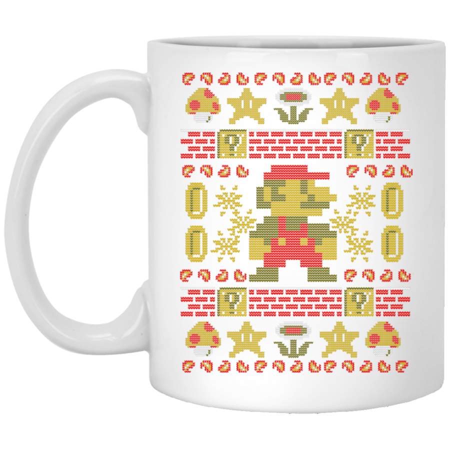 Super Ugly Sweater Mug 11 oz. White Mug