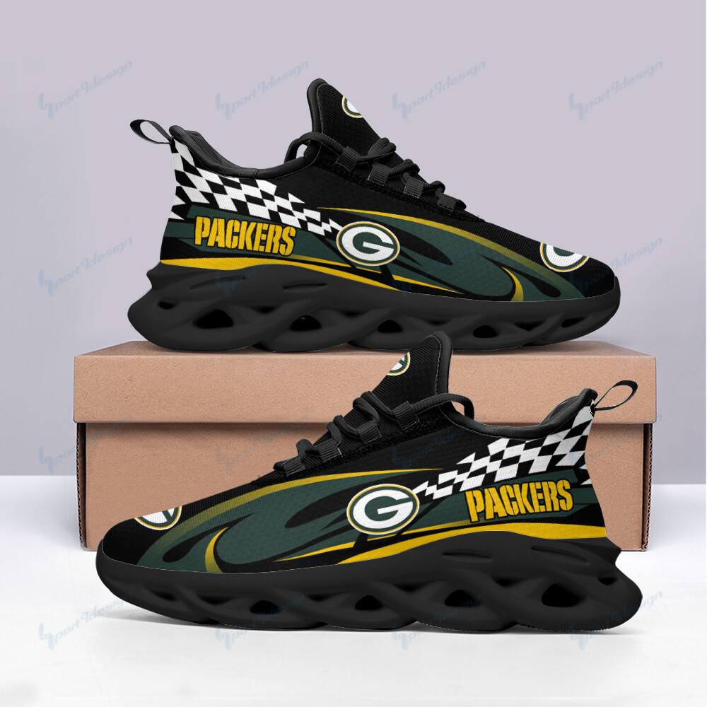 Green Bay Packers Yezy Running Sneakers Bb286