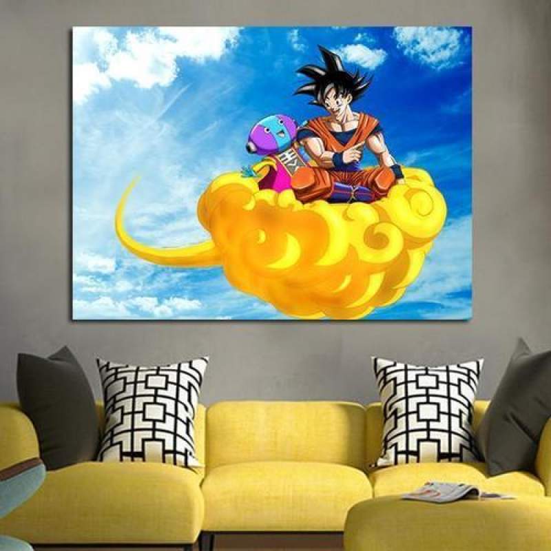 1 Panel Dragon Ball Super Goku And Zero Wall Art