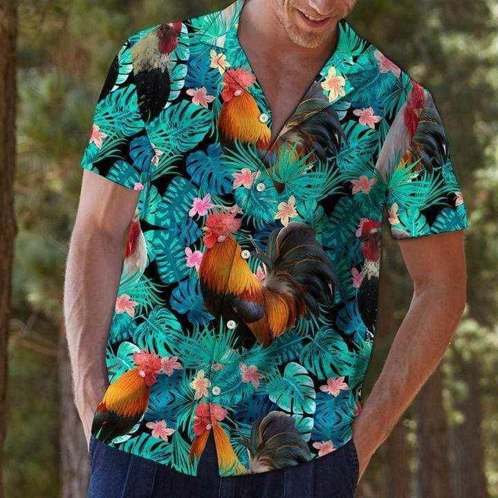 Beach Shirt Tropical Chicken Hawaii Aloha Lover Hawaii For Men Women Ha8644