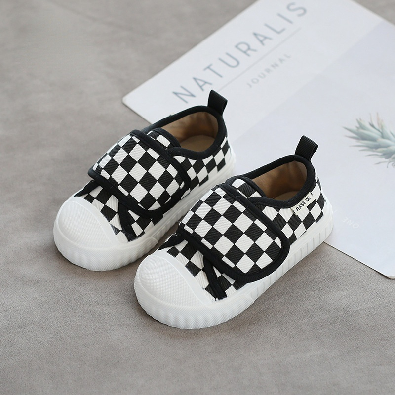 Boys Little Girls Canvas Shoes Fall 2022 Children’s Cloth Shoes Boy Board Shoes Baby Single Shoes Kindergarten Indoor Shoes alx