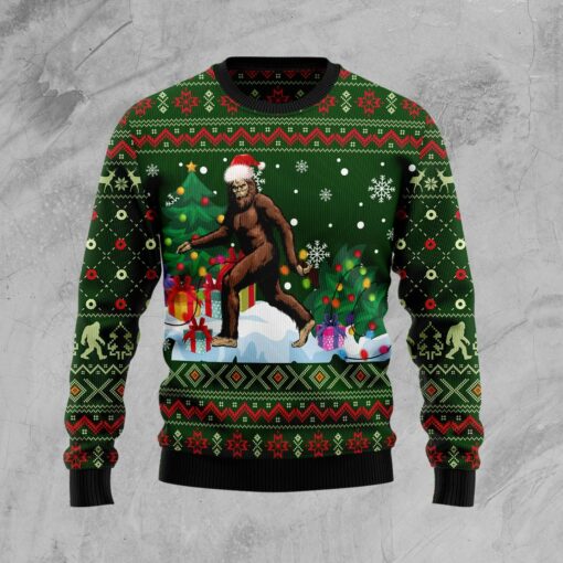 Big Foot Xmas Ugly Christmas Sweater For Men & Women, Gift For Christmas, Merry Christmas