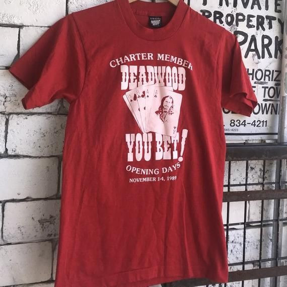 Charter Member Deadwood Casino Opening Days 1989 Shirt Mall Shirt