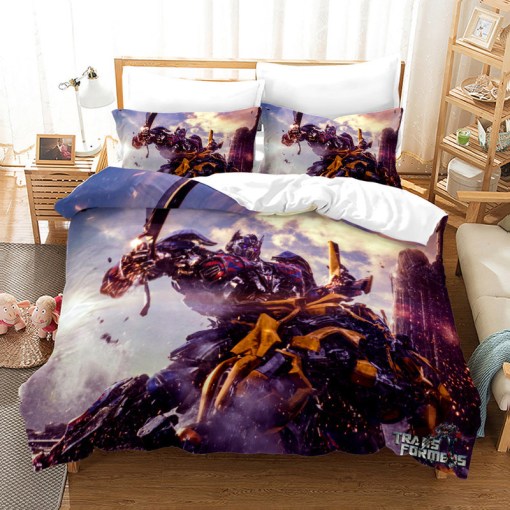 Transformers 23 Duvet Cover Pillowcase Home Decor 3D Bedding Set 3128