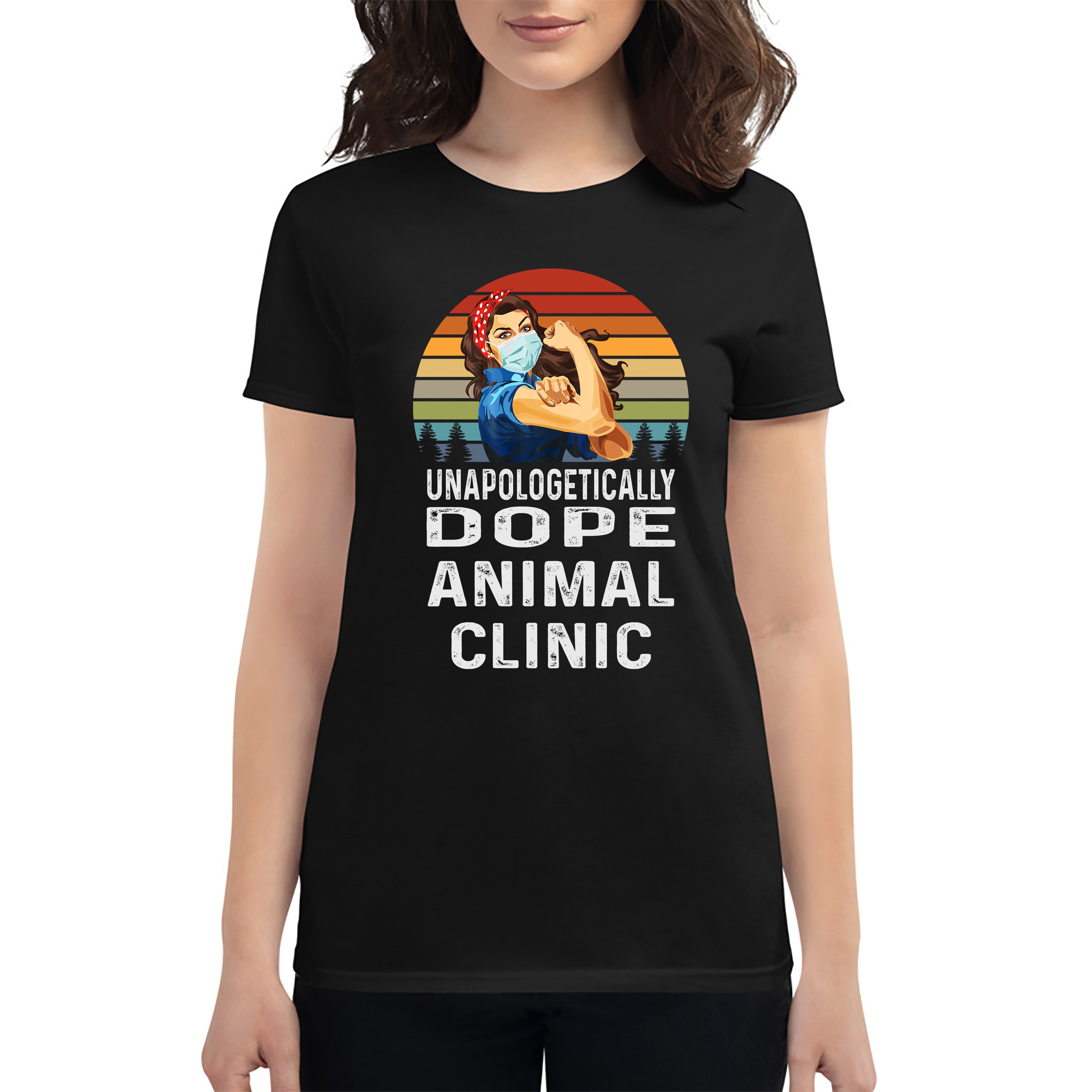 Unapologetically Dope Animal Clinic Nurse T Shirt