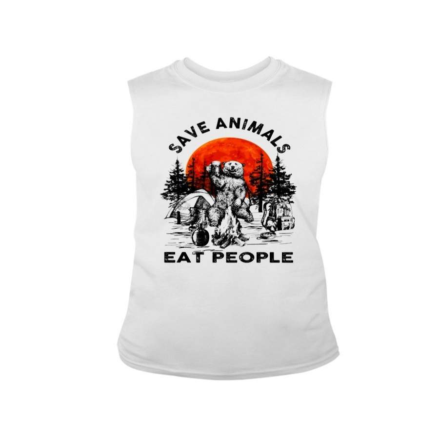 Save Animals Eat People Shirt Unisex Long Sleeve