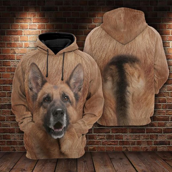 German Shepherd Lover All Over Printed For Dog Lovers Us Unisex Size Hoodie