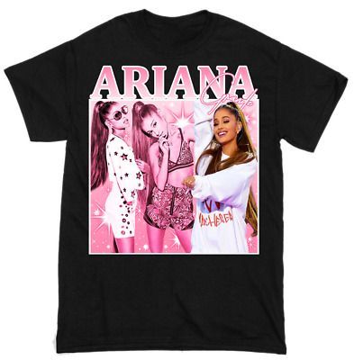 Vintage Ariana Grande Singer Black Men Shirt