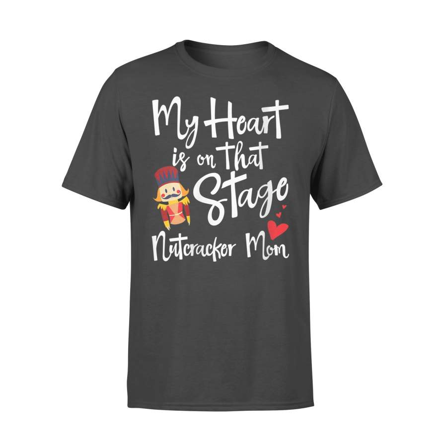 Womens Nutcracker Mom – Love Ballet Dance Mom T-Shirt – Standard T-shirt