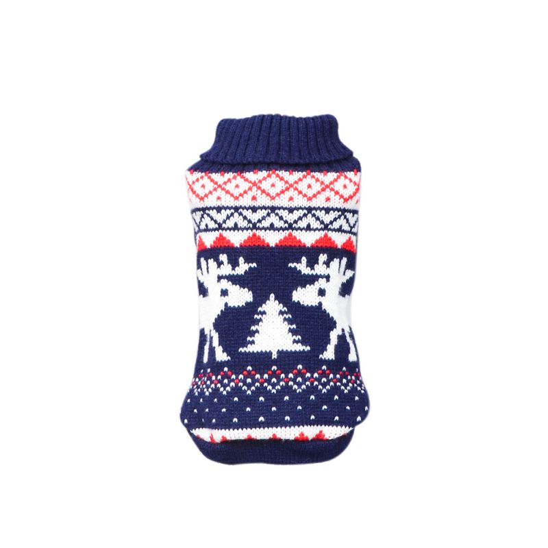 Warm Dog Clothes Knitted Cat Sweater For Small Medium Dogs Winter Pet Christmas Clothing Chihuahua Bulldogs Puppy Costume Coat alx