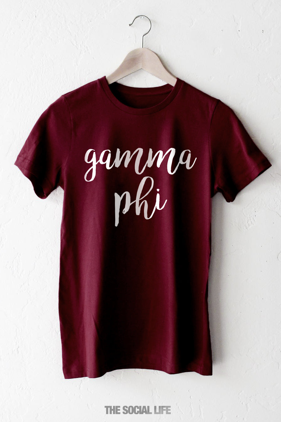 Gamma Phi Beta Cursive Tee