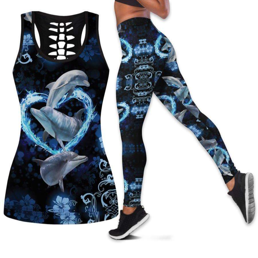 Love Dolphin Combo Tank + Legging TA07252006