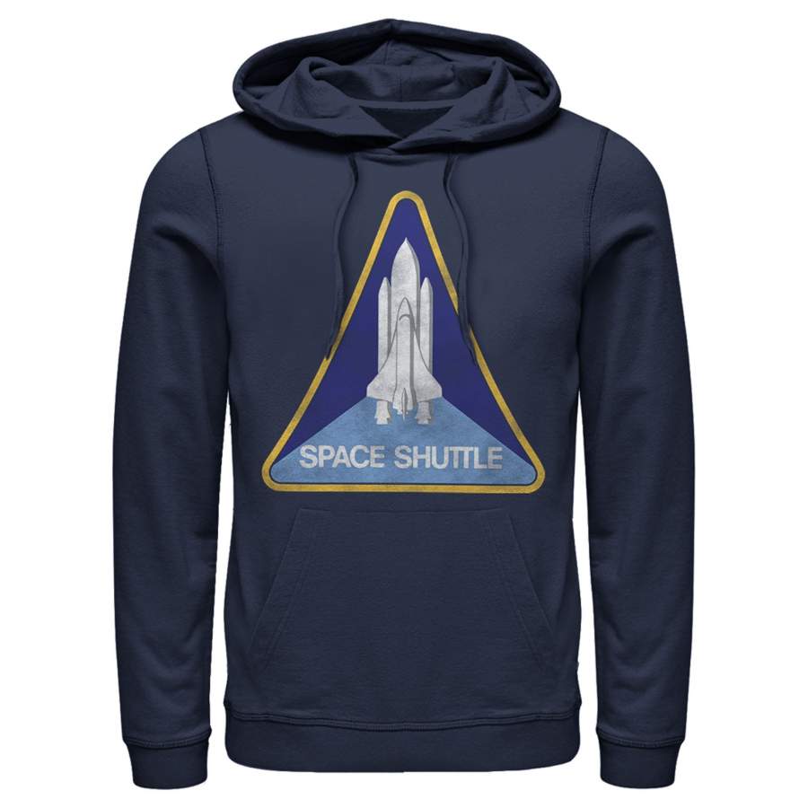 NASA Men’s Space Shuttle Triangle Emblem  Lightweight Hoodie