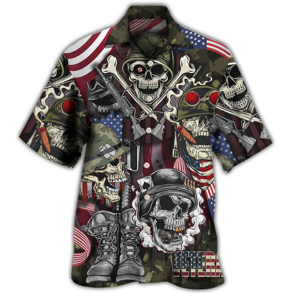 Veteran Skull War Art Hawaii Shirt Ha110776