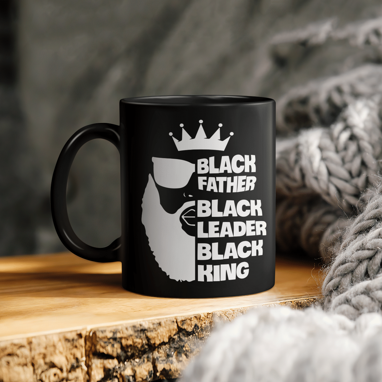 Mug For Men Black Men Gifts Black Dad Black Leader Black King Mugs