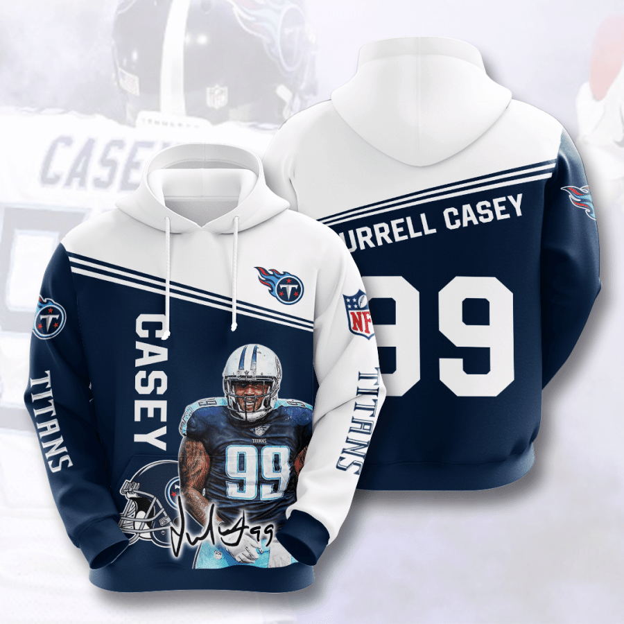 Tennessee Titans Jurrell Casey 56 Unisex 3D Hoodie Gift For Fans