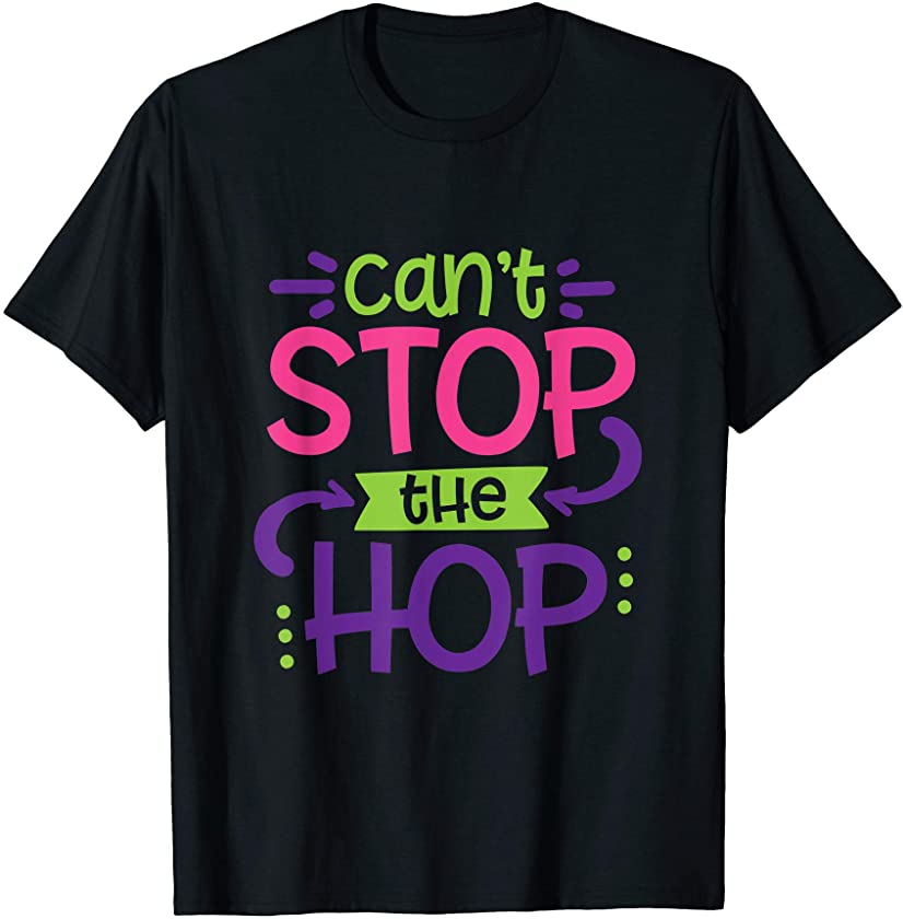 Cute Bunny Sunday School Egg Hunt Can’t Stop The Hop Easter T-Shirt