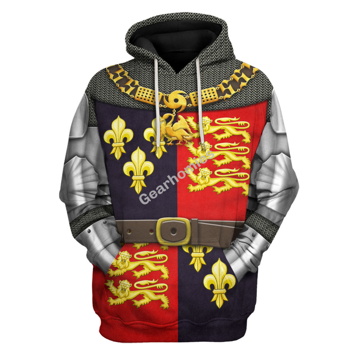King Henry V-Battle Of Agincourt Knights Costume Hoodie Sweatshirt T ...