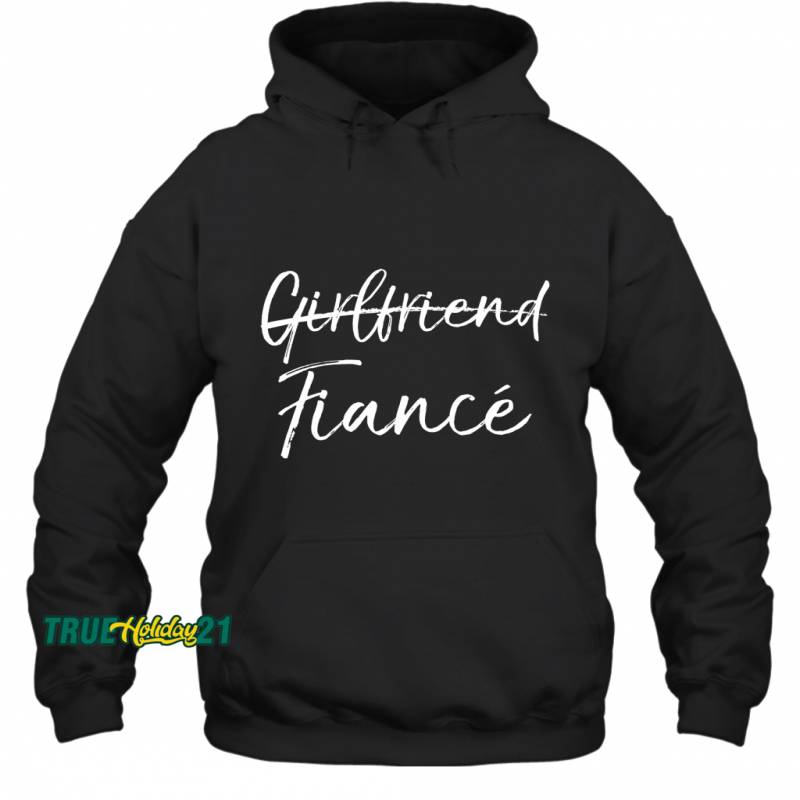 Women’s Engagement Party Gift Girlfriend Marked Out Fiance Hoodie