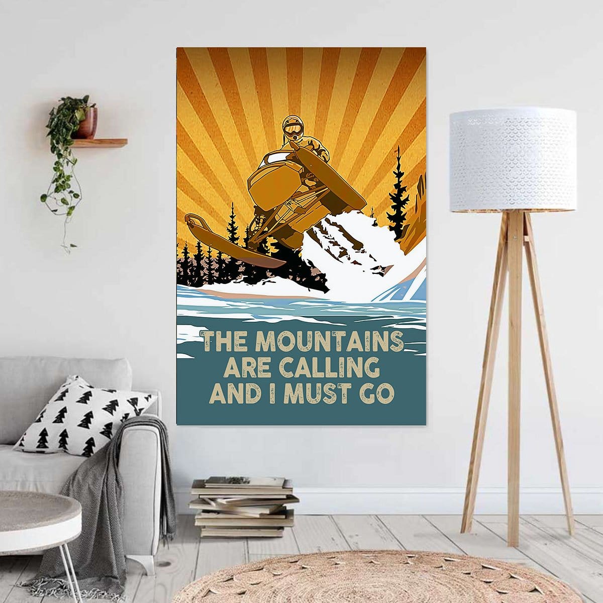 Canvas Art Prints The Mountains Are Calling And I Must Go Home Decor Canvas