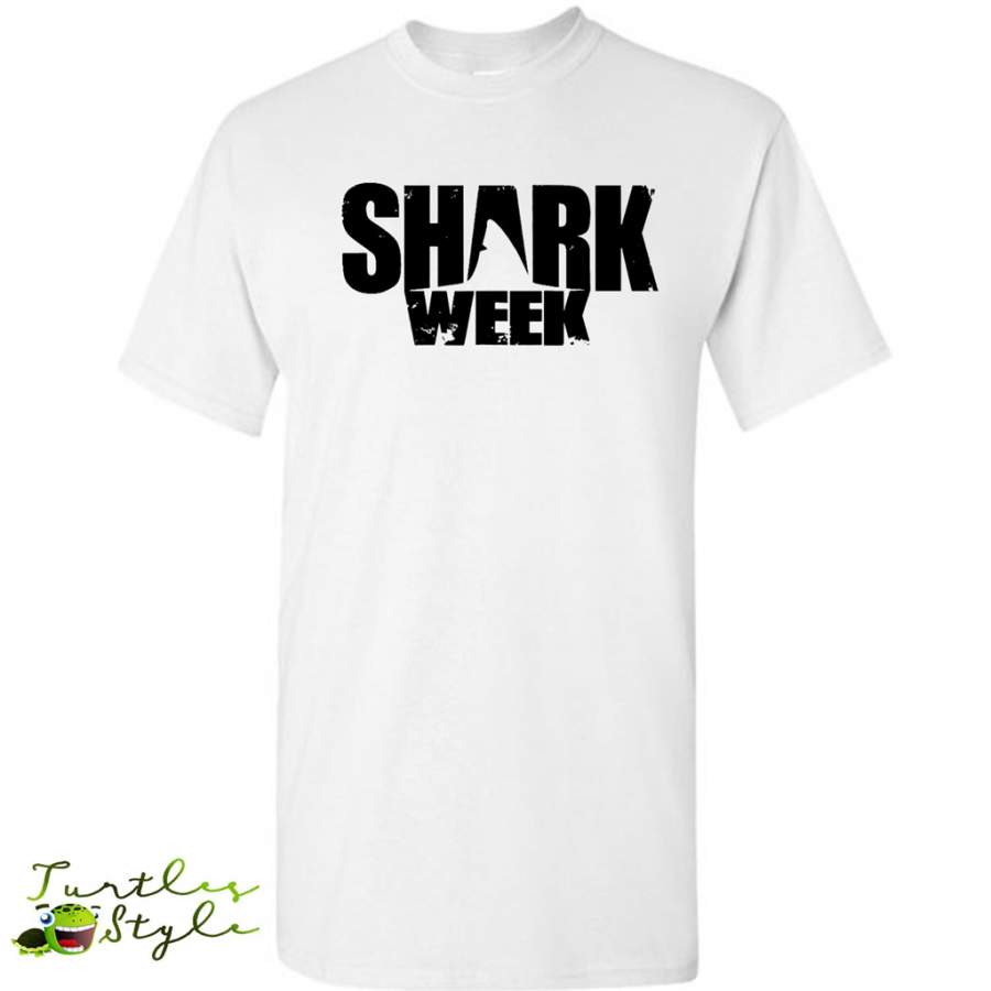 Week of The Shark New 2018 Novelty Graphic a – Gildan Short Sleeve Shirt