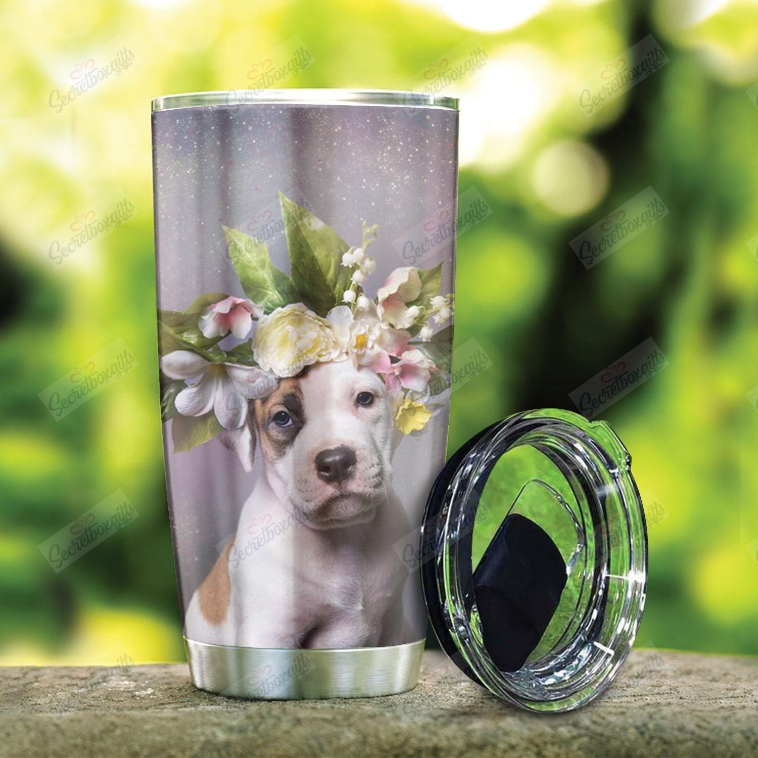 Pitbull Flower Nt0301029T Tumblers