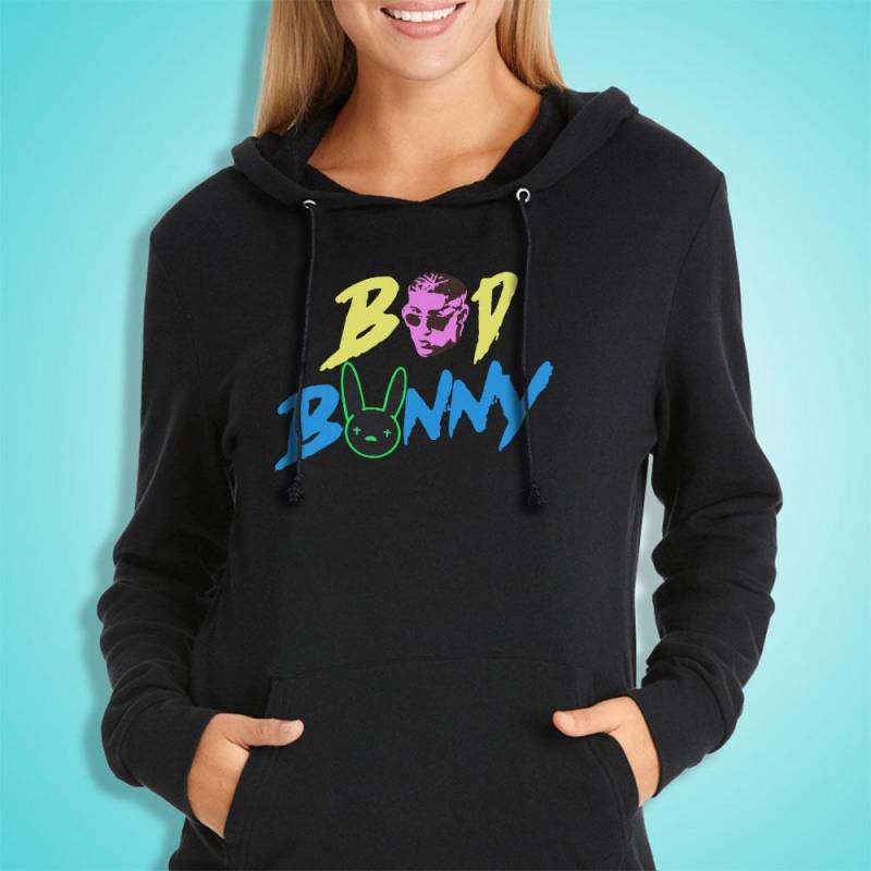 Bad Bunny Head Logo Women’S Hoodie