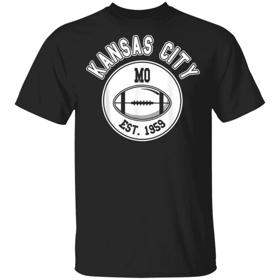 Kansas City Football Vintage Retro Chief Gameday Fan G500 Gildan 5.3 oz. T-Shirt