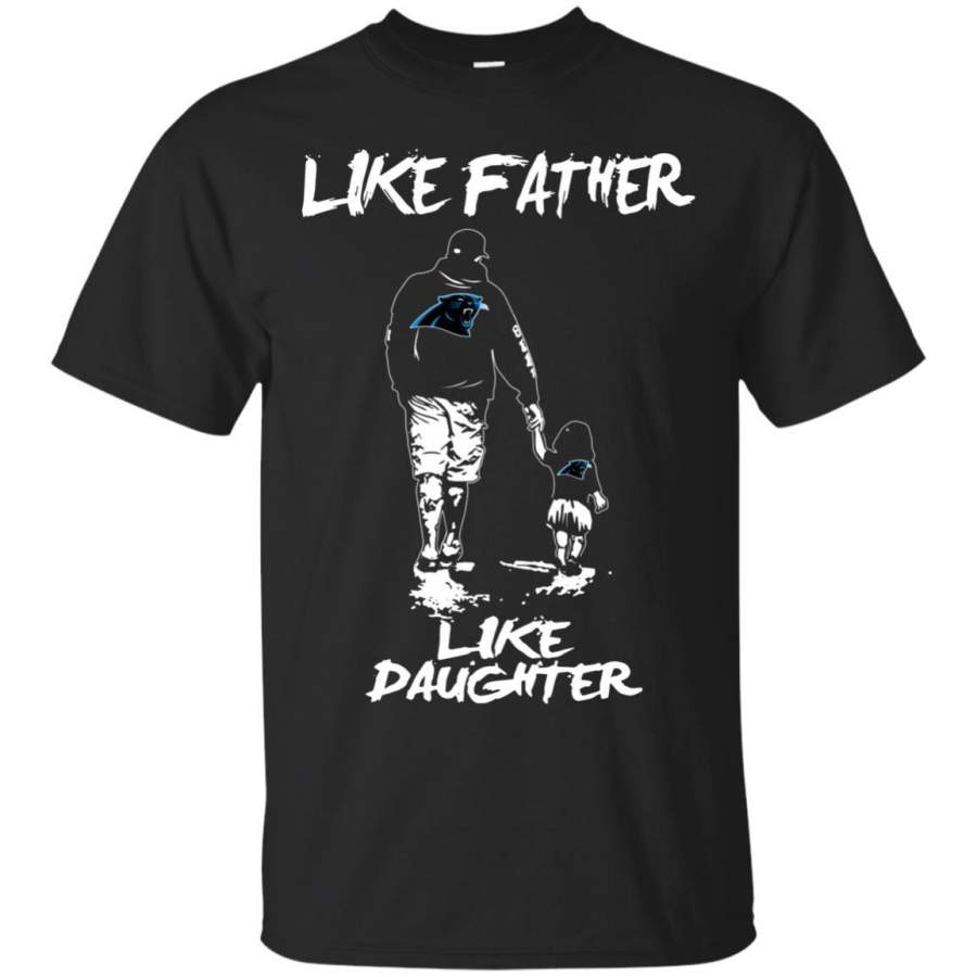 Like Father Like Daughter Carolina Panthers T Shirts