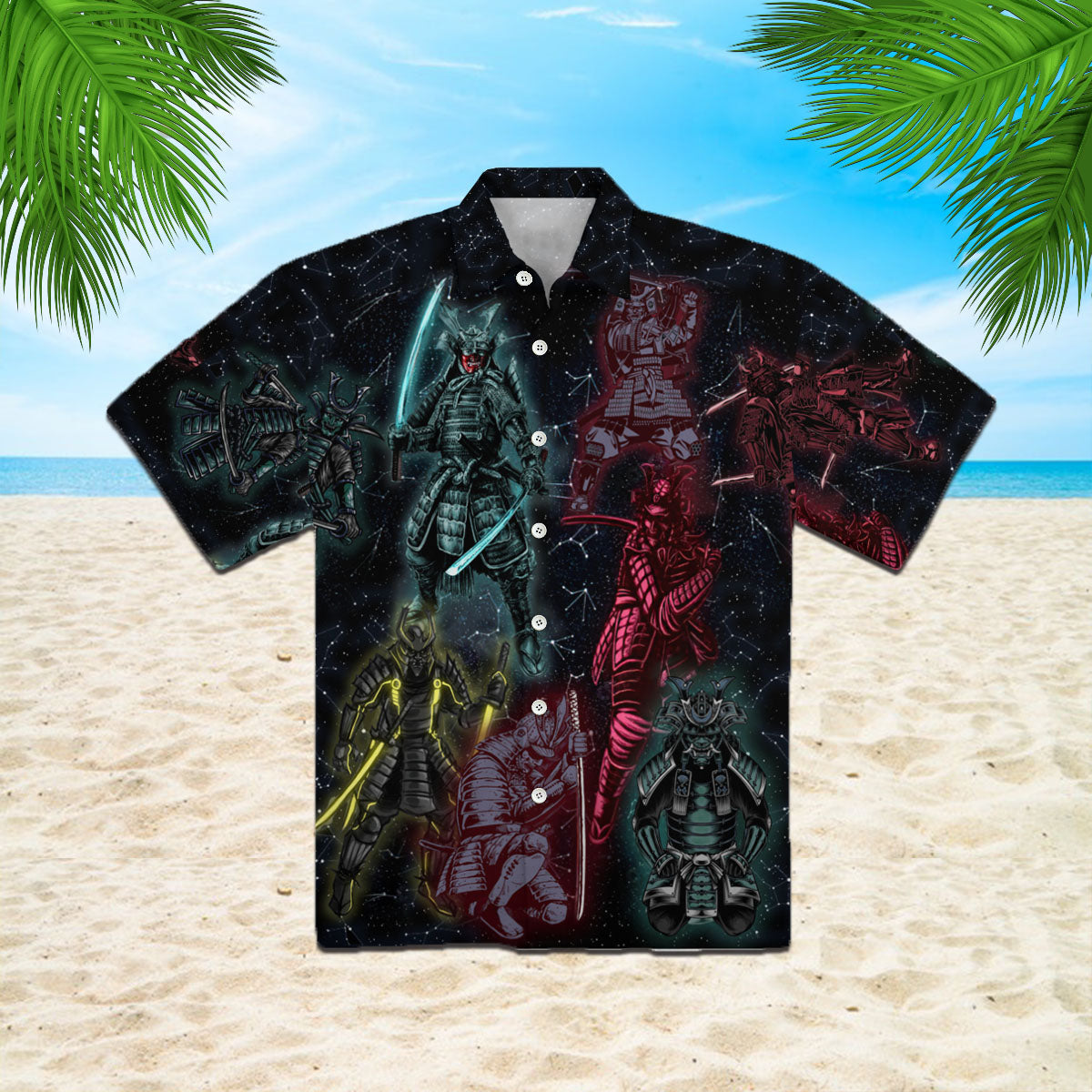 Oragontee Samurai Hawaii Shirt For Men Women Adult Ha3936