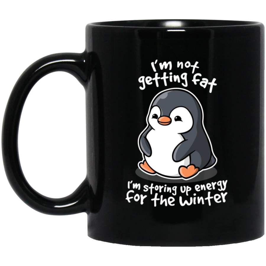 Chubby penguin Mug 11 oz 15 oz Black Mug