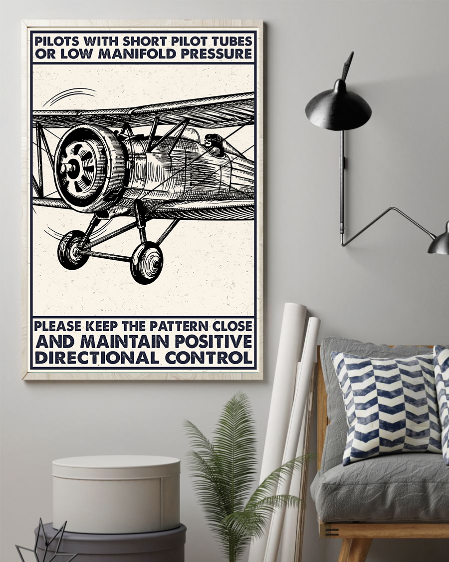 Pilots With Short Pilot Tubes Or Low Manifold Pressure Poster – Standard Poster