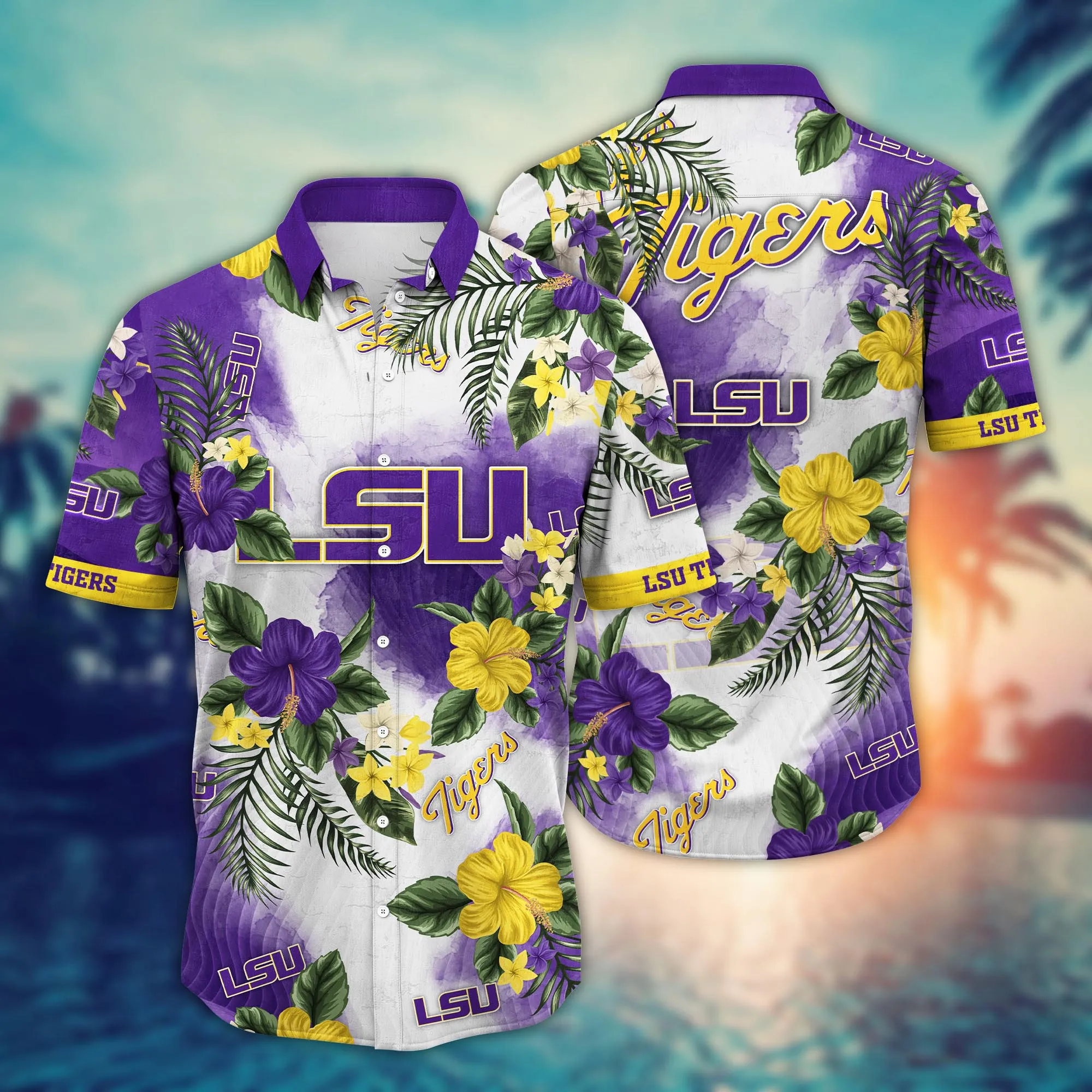 Lsu Tigers NCAA Hawaiian Shirt Hot Sandstime Aloha Shirt