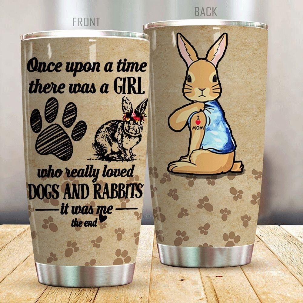 Blueztumbler Rabbit Loves Mom Stainless Steel  Cup