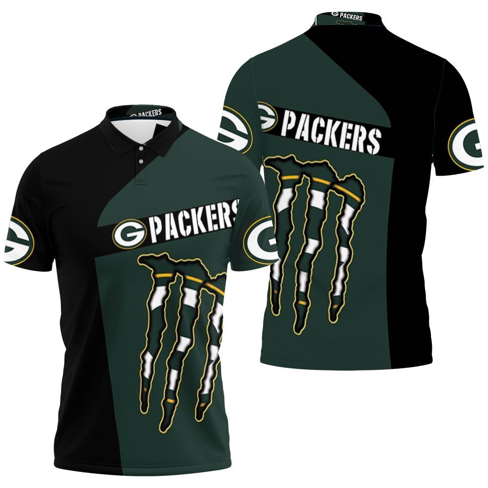 Monster Energy Green Bay Packers Polo Shirt