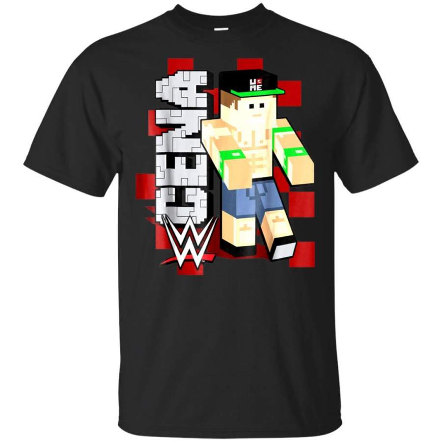 WWE John CenA Minecraft Figure Graphic T-Shirt