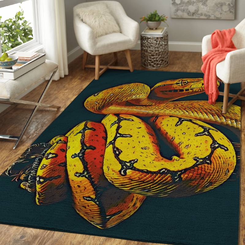 Snake Art 2 – Animals Area Rug Carpet