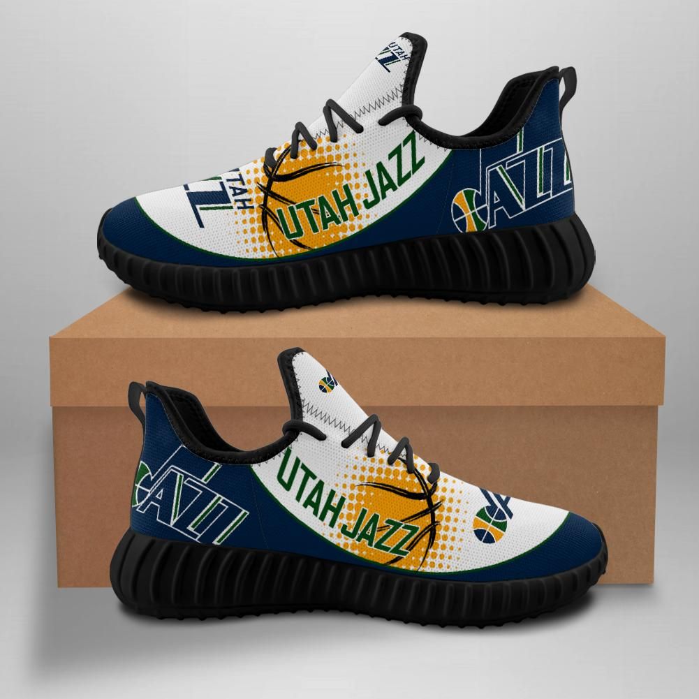 Utah Jazz Unisex Sneakers New Sneakers Basketball Custom Shoes Utah Jazz Yeezy Boost – Yeezy Shoes