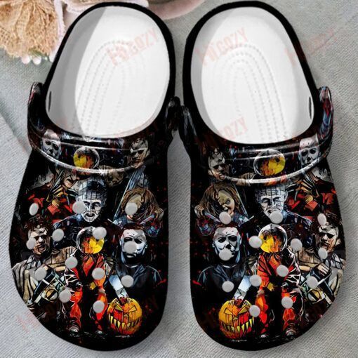 Halloween Crocs, Horror Crocs, Michael Myers Crocs, Jason Voorhees