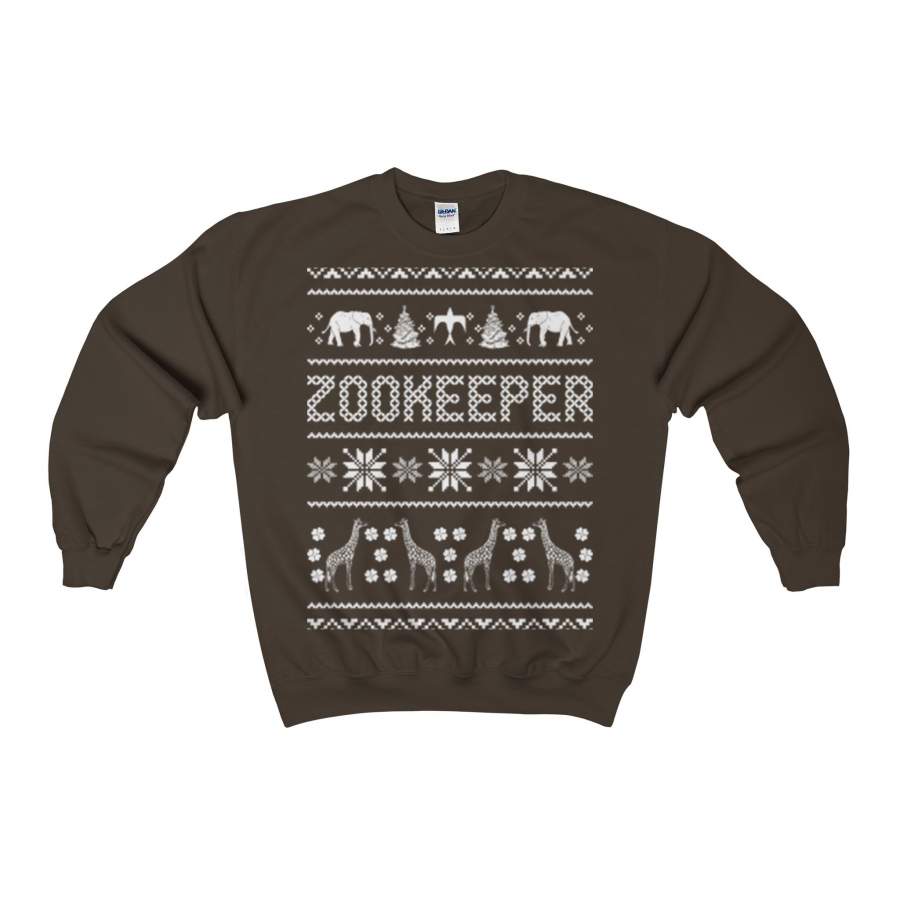 zookeeper ugly christmas sweatshirt xmas animals