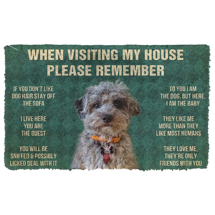 Waybackapparel Please Remember Dog Custom 3D Doormat