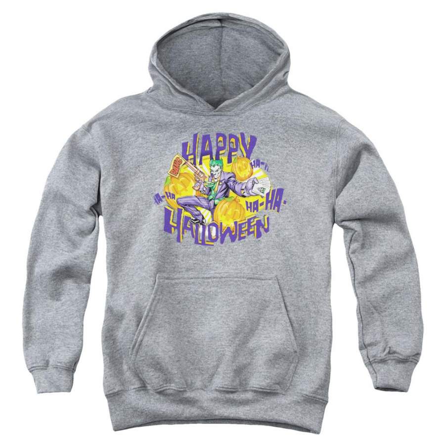 Batman – Ha Ha Halloween Youth Pull Over Hoodie