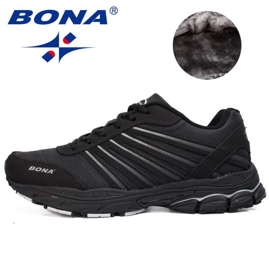 BONA  New Excellent Style Men Running Shoes Lace Up Athletic Shoes Outdoor Walking Shoes Men Comfortable Sneakers Free Shipping