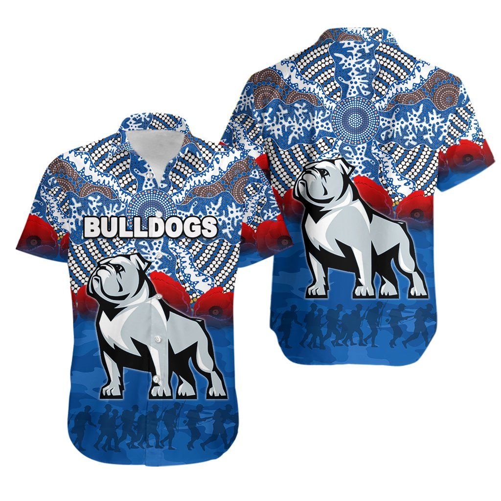 Bulldogs Hawaiian Shirt Anzac Day Aboriginal Th4