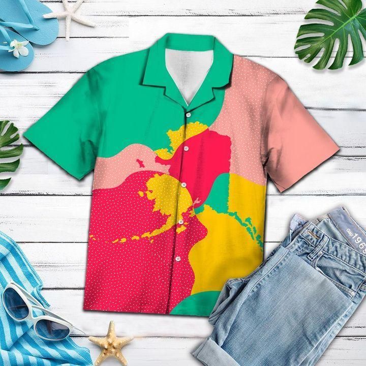 Amazing Colorful Alaska Hawaiian Shirt | Unisex | Full Size | Adult | Colorful | Hw1423