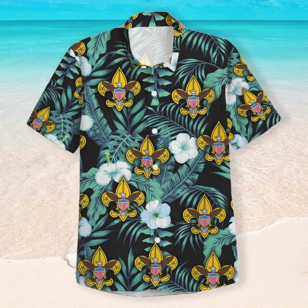 Boy Scouts Black Unique Design Hawaii Shirt Ha109109