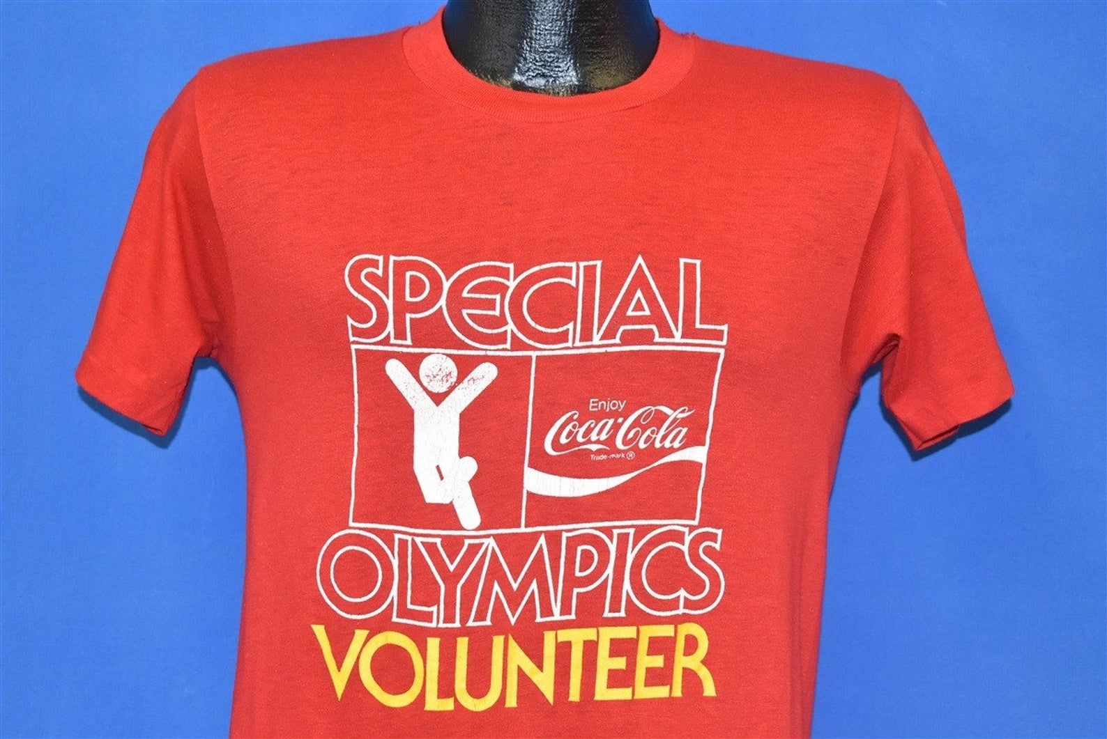 80S Coca Cola Special Olympics Volunteer T-Shirt